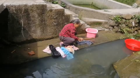 Grandma washing machine
