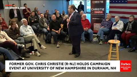 Chris Christie Blasts 'Liar' Trump And Roasts Biden Over Age At NH Town Hall After Fourth GOP Debate