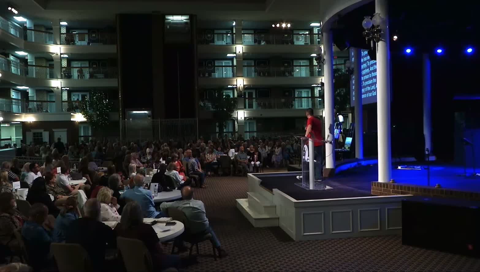 Chris Reed gets a specific word for a visitor and sees the Lord healing her and her husband.