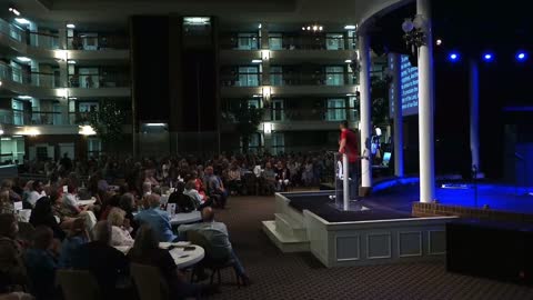 Chris Reed gets a specific word for a visitor and sees the Lord healing her and her husband.