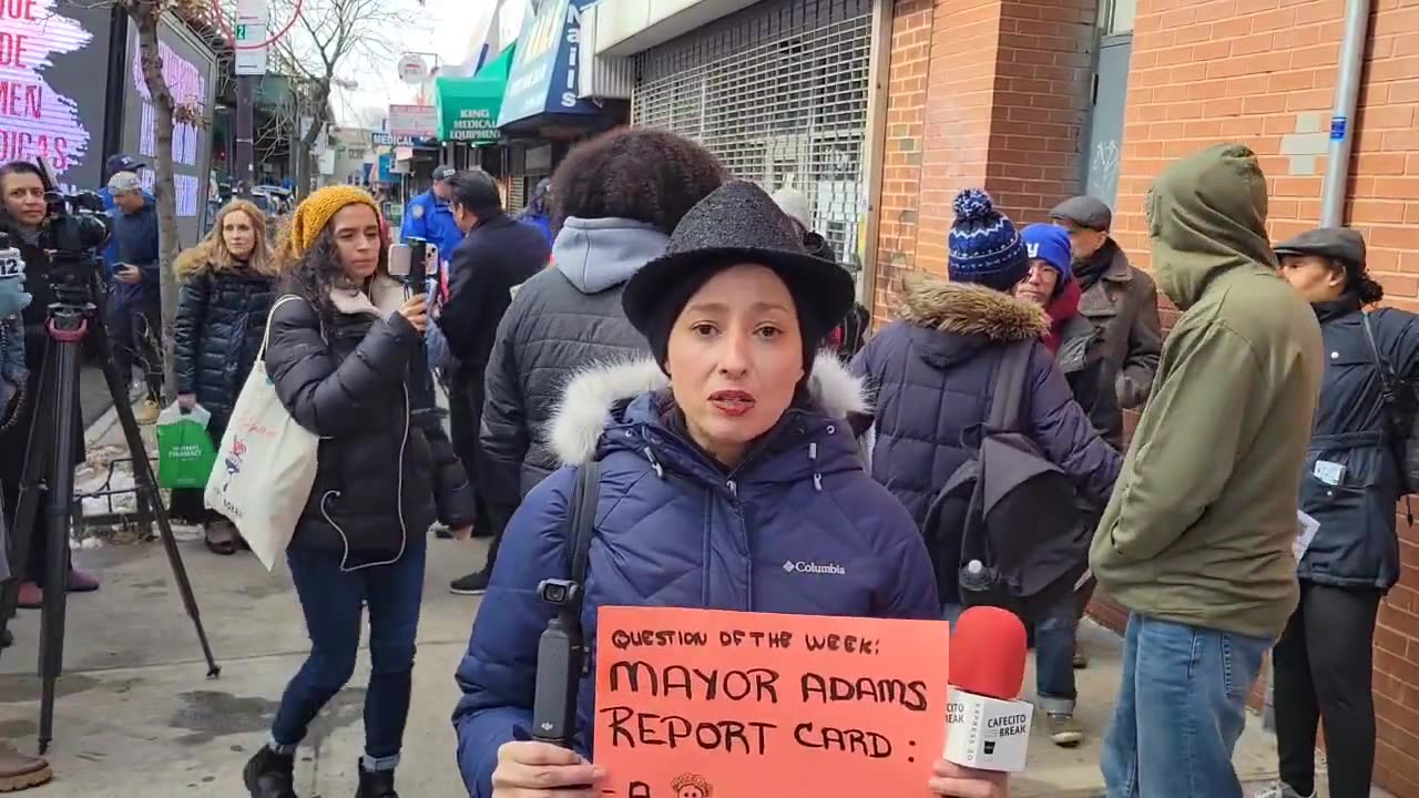 Michael Kane Interviews RA of Cafecito Break at Parental Rights Rally - Bronx New York @cafecitobreak