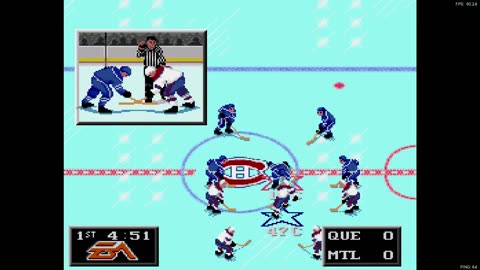 NHL '94 Sega Super Liga Playoff Round 1 G5 - kidswasted (QUE) at Len the Lengend (MON)