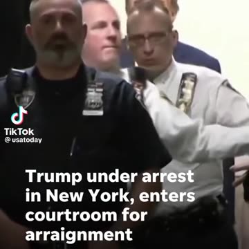 Trump was arrested