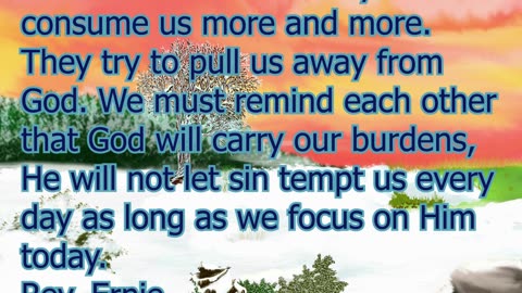 Daily Message from Rev. Ernie, February 27 2023