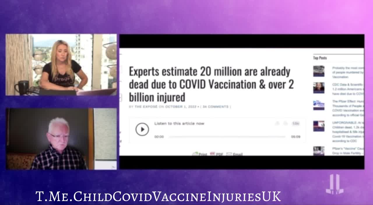 20 Million Deaths, 2 Billion Serious Injuries From The Covid Shots