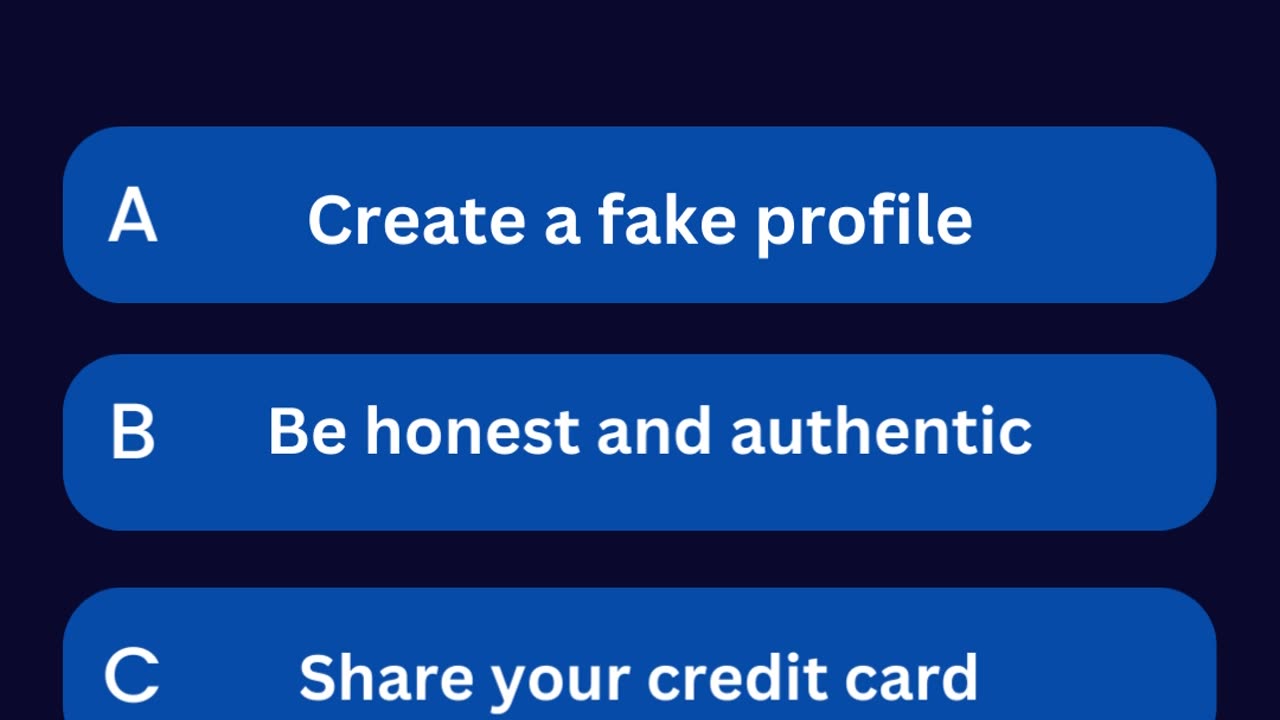 How should you approach online dating?