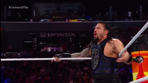 Roman reigns vs Brock Lesnar fight👌