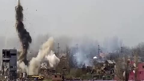 Footage of the work of TOS 1A of the orchestra fighters in Bakhmut