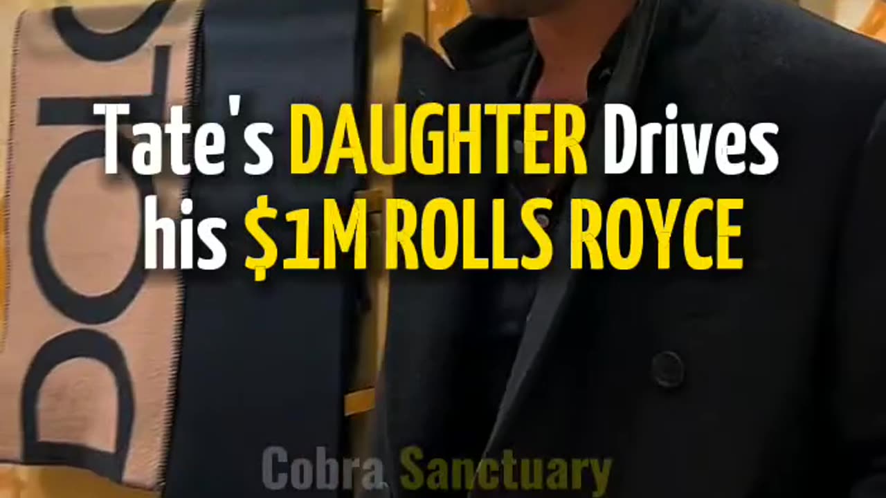 Tate's DAUGHTER Drives His $1M ROLLS ROYCE