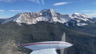 Departing Telluride Co viewing Mount Wilson