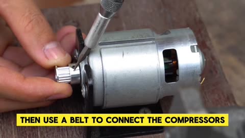 "Transform your discarded refrigerator compressor into a high-performance air pump!"