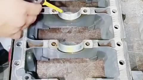 Automotive engine assembly car repair