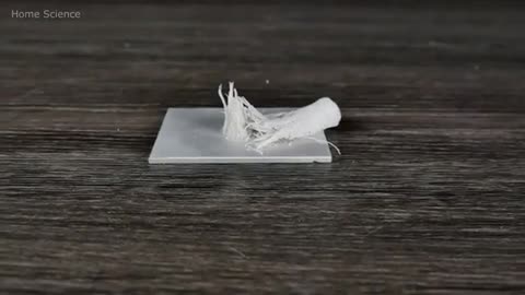 This is what happens when you mix mercury with aluminium.