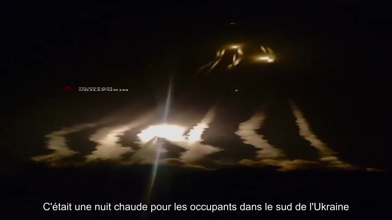 C'était une nuit chaude pour les occupants dans le sud de l'Ukraine