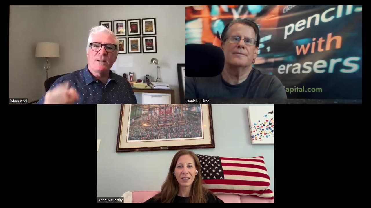 Pencils with Erasers E9 with hosts Danny & Anne. Guest: John Nuckel from the AMEX.