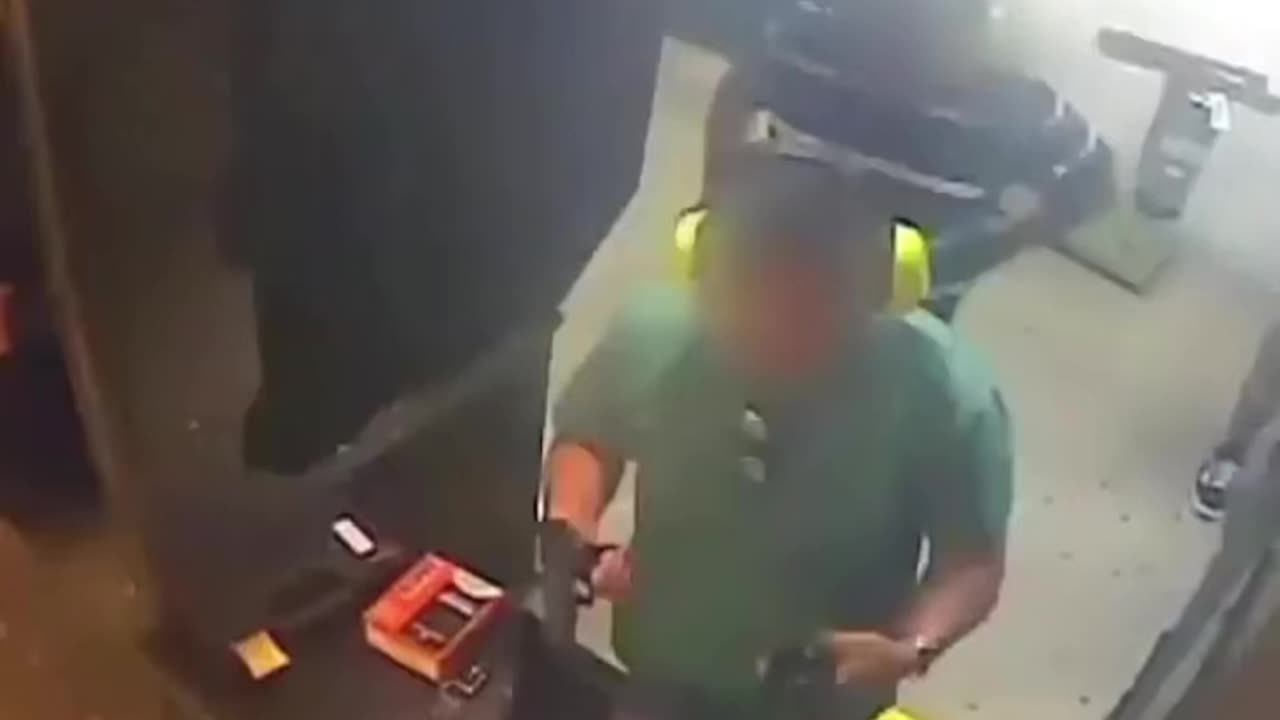 Gun fail. Dudes trying to catch a case.