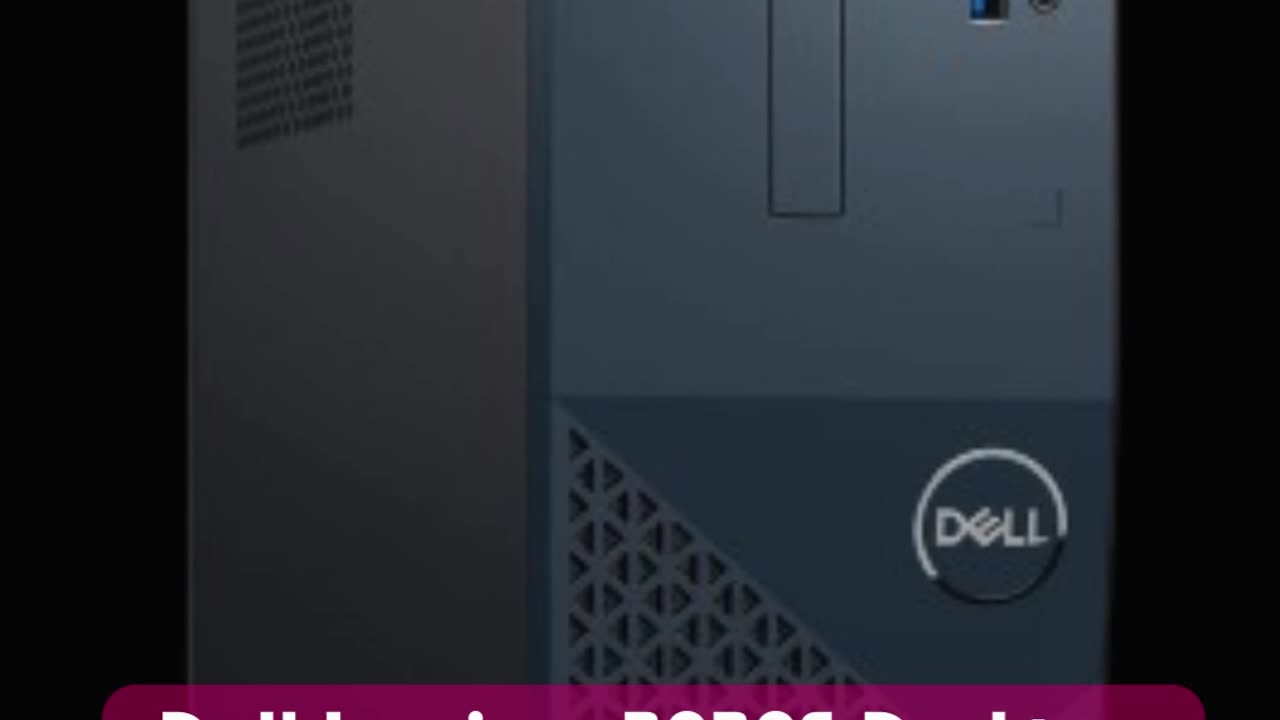 Dell Inspiron 3030S Desktop PC, Intel Core 14th Gen Processor i3-14100, 8GB RAM, 512GB SSD