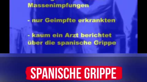 Die Spanische Grippe war ein Injektions-Genozid