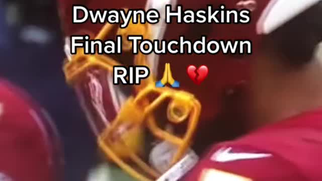 Dwayne Haskins final touchdown.
