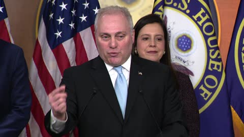 Rep. Scalise asks press why they are not asking the same questions of Biden that they did of Trump