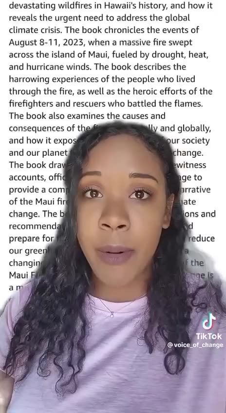 Amazon Fire and Fury The Story of the 2023 Maui Fire book out already???