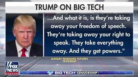 TECH CENSORSHIP VIOLATES CONSTITUTION