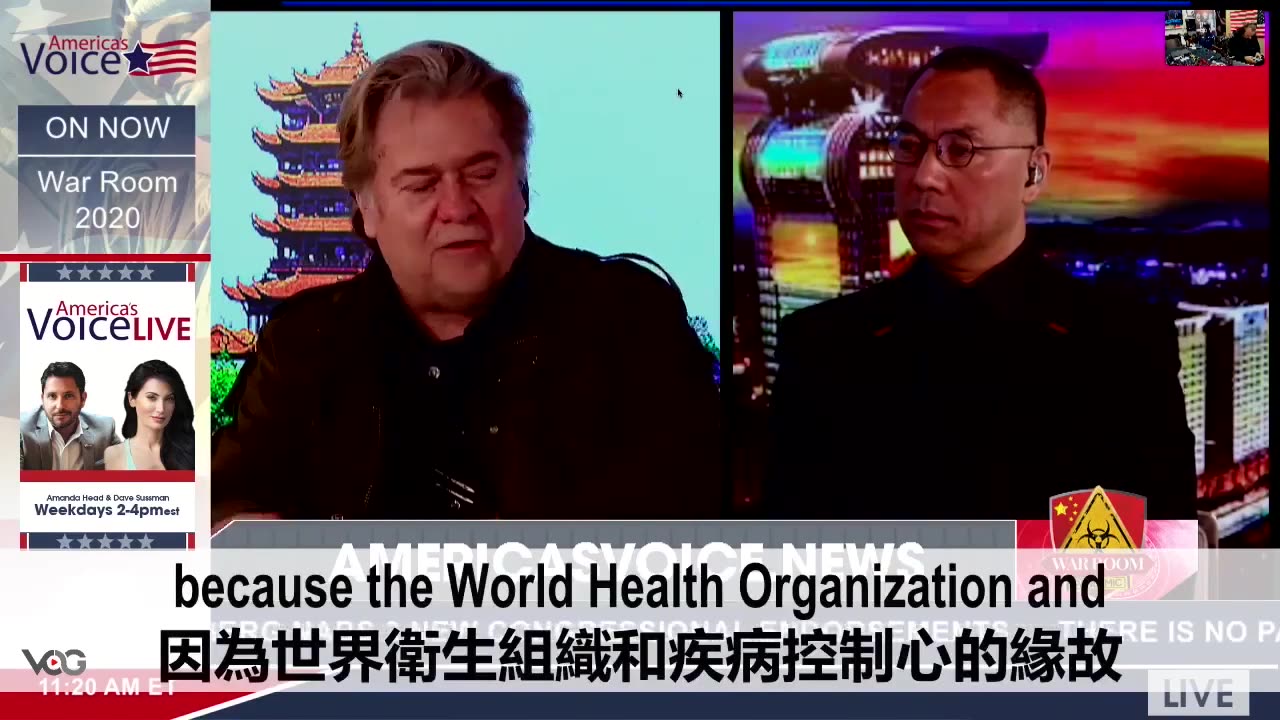 20200220文贵先生直播¹：班农战斗室第21期 谈武汉疫情