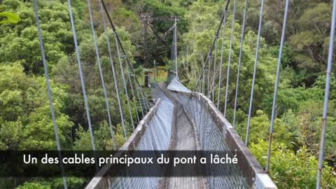 Français survivent à l'effondrement d'un pont en Nouvelle-Zélande