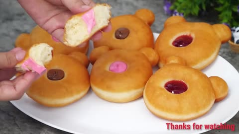 If you like donuts you will love this recipe - easy donuts recipe Beautiful and soft