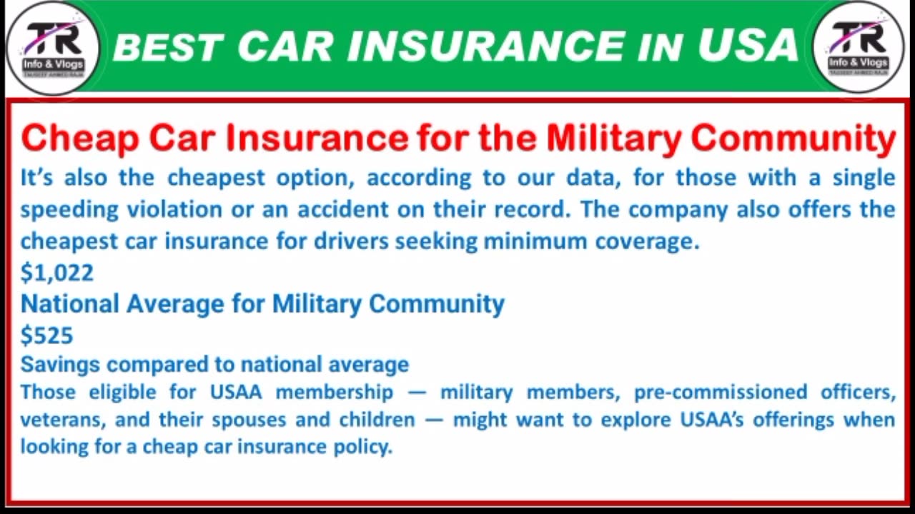 CAR INSURANCE IN USA