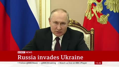 Russian President Putins tells ukranian troops to overthrow their own country's leadership