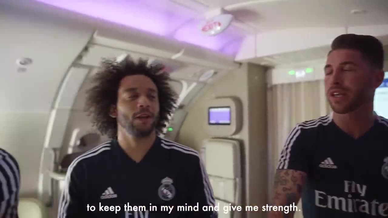 MARCELO, BALE, RAMOS and their teammates | FUNNY MOMENTS Emirates A380!