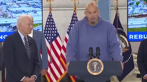 Sen. Fetterman struggles through recent press brief