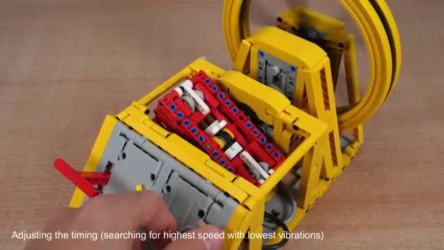 Building a LEGO Pneumatic Machine with Variable Valve Timing