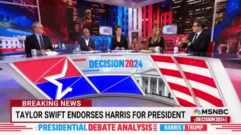 'It's a big deal': MSNBC panel reacts to Taylor Swift's endorsement of Kamala Harris