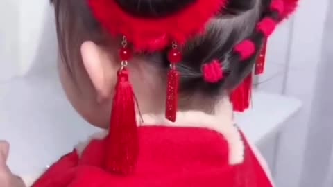 Baby hair style