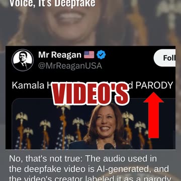 Fact Check: Video Is NOT Real Campaign Ad Using Kamala Harris' Voice, It's Deepfake