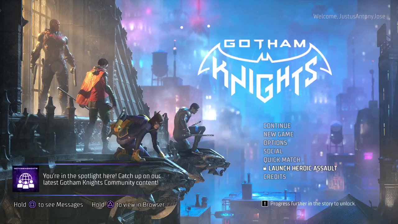 Gotham Knights stream 1