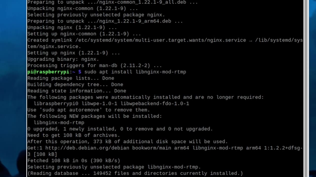 Setup your own Restreaming Server Nginx Install #raspberrypi #raspberrypi5 #raspberrypi4