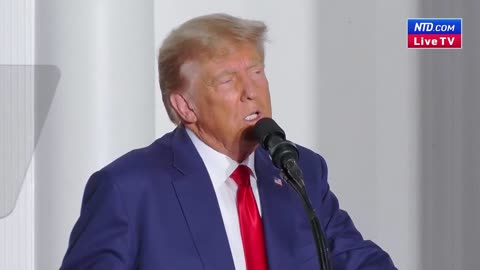 Trump Delivers Remarks in New Jersey After Court Appearance in Florida