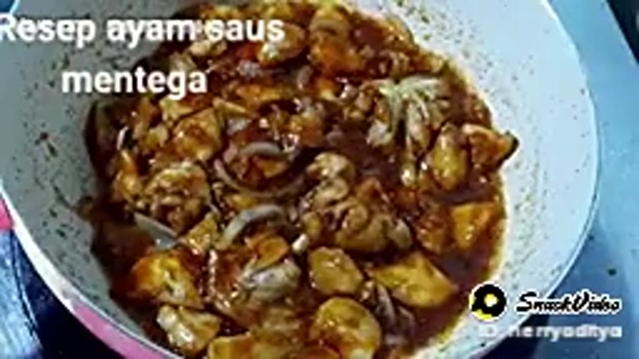 Resep ayam saus mentega