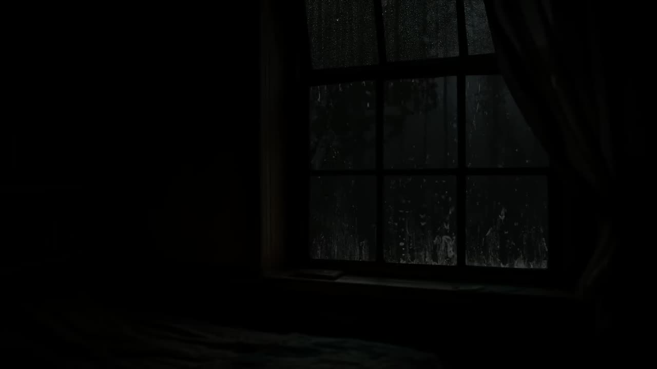 Rain Sounds For Sleeping | Dark Rain 🌧️