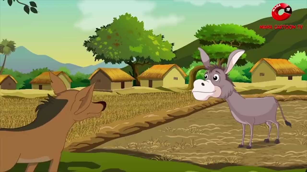 The Stupid Donkey | Panchatantra Moral Story | English Cartoon