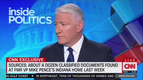 Pence before he found documents.