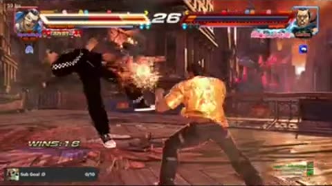 End of round mashing saves lives 😎 #gaming #tekken #tekken7 #tekken8