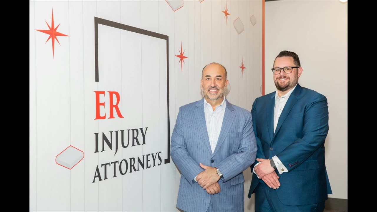 Corey Eschwiler at ER Injury Attorneys Grand Opening