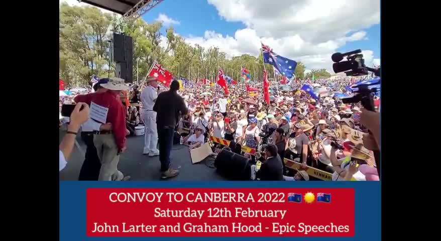 Convoy to Canberra Rally - 1 Million Patriots Freedom March