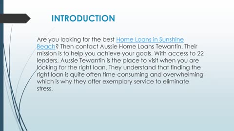 Home Loans in Sunshine Beach