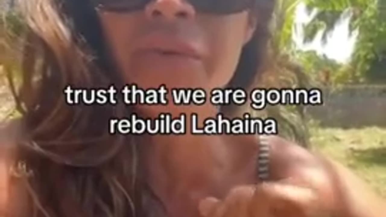 Ancora una testimonianza da Maui.