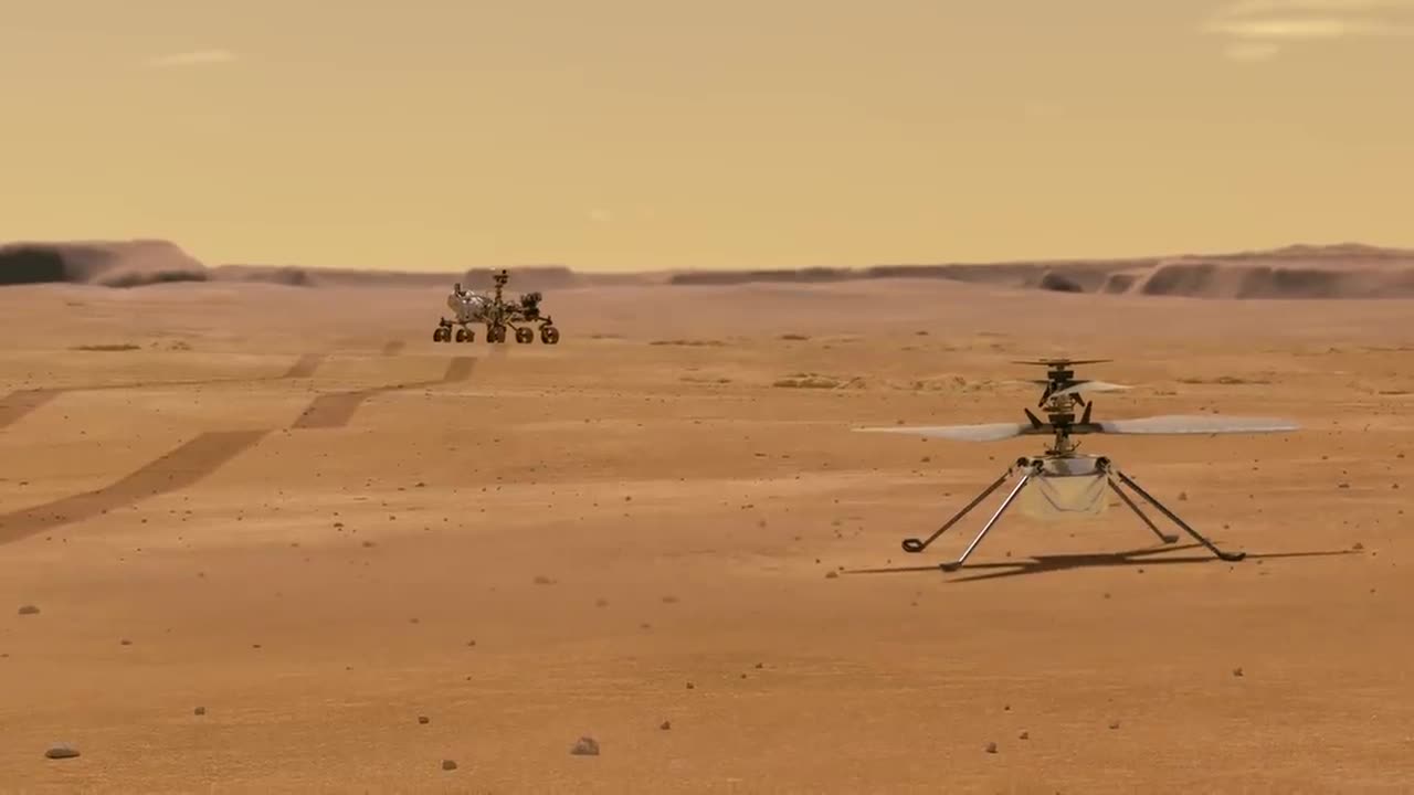 NASA Mars Helicopter Ingenuity Animations